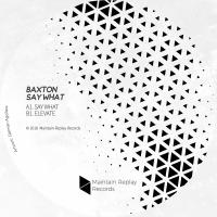 Artwork for Say What EP by Baxton