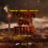 Artwork for Town On Fire (feat. Elzieonabeat & Project Poppa)  by Stunna June