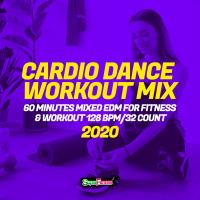 Artwork for Cardio Dance Workout Mix 2020: 60 Minutes Mixed EDM for Fitness & Workout 128 bpm/32 count by SuperFitness