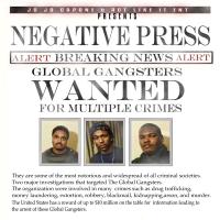 Artwork for Negative Press by Global Gangsters