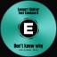 Artwork for Don't Know Why (Original Mix)