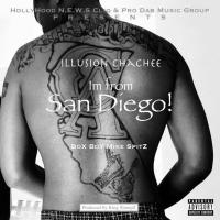 Artwork for I'm from San Diego (feat. Box Boy Mike Spitz) by Illusion Chachee