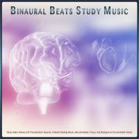 Artwork for Binaural Beats Study Music: Study Alpha Waves and Thunderstorm Sounds, Ambient Studying Music, Binaural Beats, Focus, and Background Concentration Music by Binaural Beats Study Music