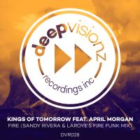 Artwork for Fire (feat. April Morgan) [Sandy Rivera & Laroye's Fire Funk Mix] by Kings of Tomorrow