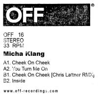 Artwork for Cheek On Cheek EP by Micha Klang