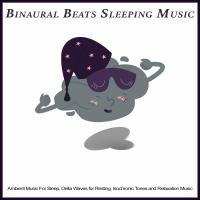 Artwork for Binaural Beats Sleeping Music: Ambient Music For Sleep, Delta Waves for Resting, Isochronic Tones and Relaxation Sleep Aid Music by Binaural Beats Sleep