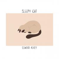 Artwork for Sleepy cat by Elwood Alvey