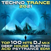 Artwork for Techno Trance 2021 Top 100 Hits DJ Mix Deep House Electro Acid Psytrance EDM by DoctorSpook