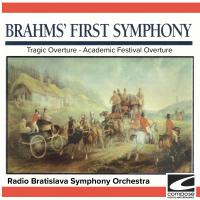 Artwork for Brahms: Symphony No. 1 - Tragic Overture - Academic Festival Overture by Slovak Philharmonic Orchestra