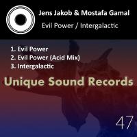 Artwork for Evil Power / Intergalactic by Jens Jakob