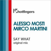 Artwork for Say What by Alessio Mosti