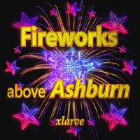 Artwork for Fireworks Above Ashburn by Xlarve
