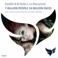 Artwork for 7 Billion People 14 Billion Faces by Raddle B