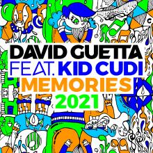 Artwork for "Memories (feat. Kid Cudi) [2021 Remix Extended]" by David Guetta, Kid Cudi