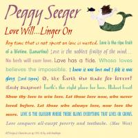 Artwork for Love Will Linger On by Peggy Seeger